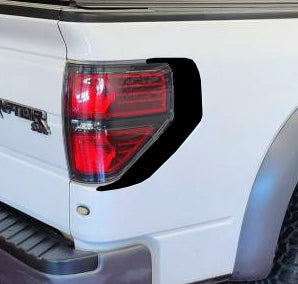 Tail Light Surround Black Out Vinyl Overlay (2010-2014 Raptor)