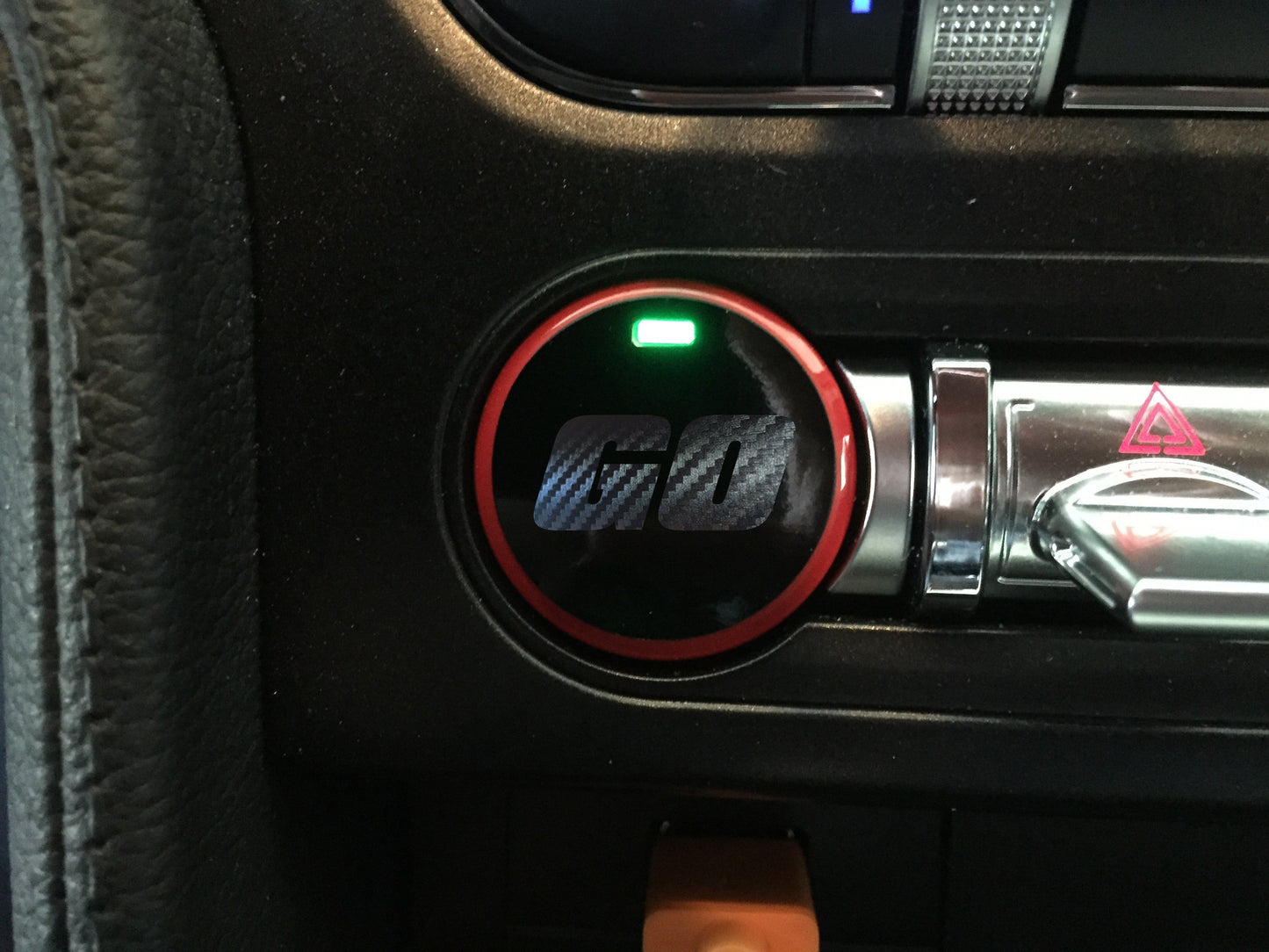 Push Button Decal "GO" (Charger/Challenger)
