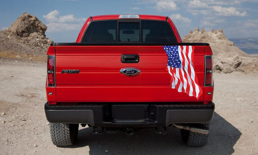 Tailgate American Wavy Flag (2009-2014 F150)