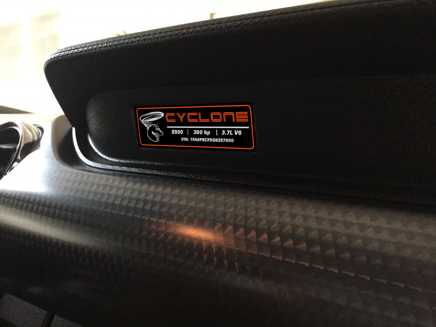 Aluminum Dash Plate [S5C6] - Cyclone Custom (2015-2017 MUSTANG)