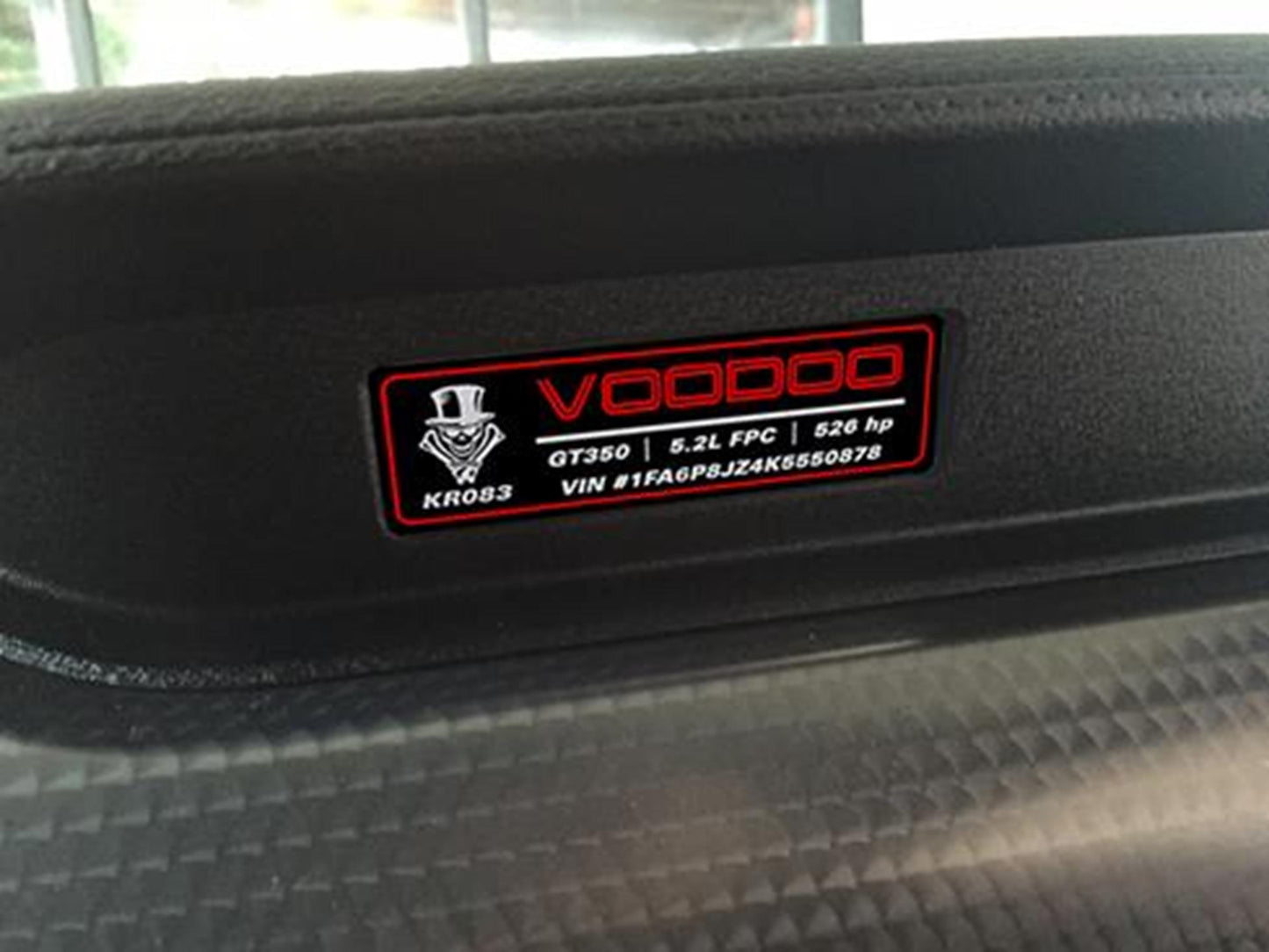 Aluminum Dash Plate [S5CV] - Voodoo Head Custom (2016-2020 GT350)