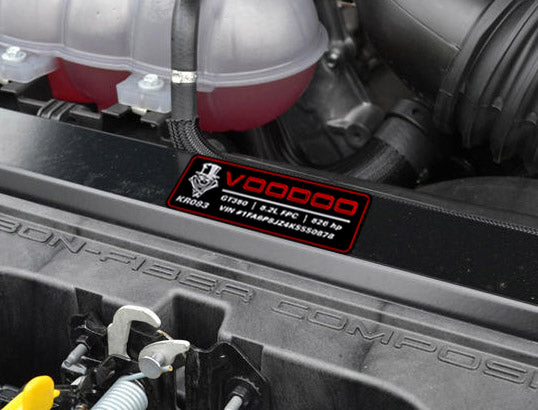 Aluminum Radiator Plate [S5CV] - Voodoo Head Custom (2016-2020 GT350 ...