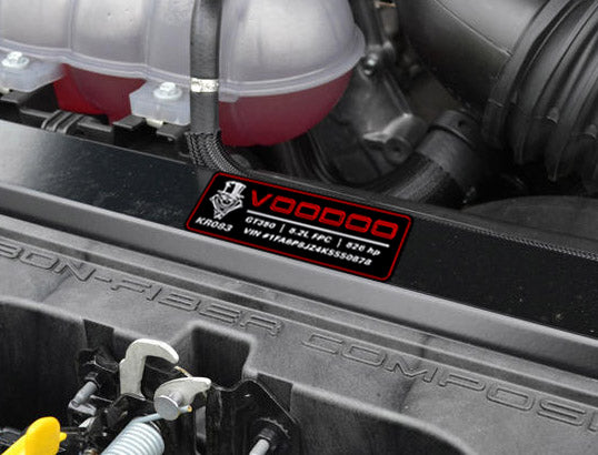 Aluminum Radiator Plate [S5CV] - Voodoo Head Custom (2016-2020 GT350)