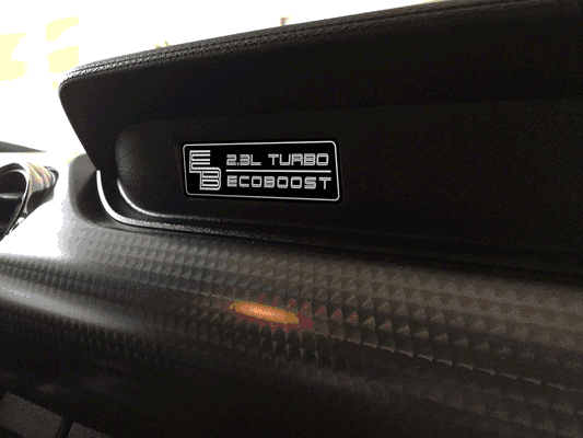 Aluminum Dash Plate [S28] Turbo EcoBoost (2015-2017 Mustang)