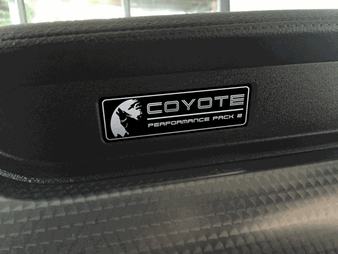 Aluminum Dash Plate [S7_2] Moon Coyote Performance Pack 2 (2015-2017 Mustang)
