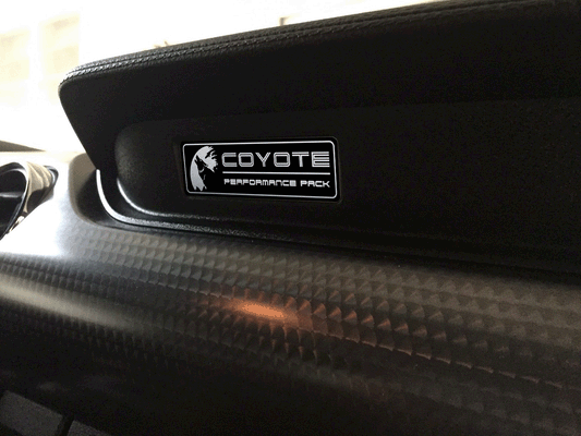 Aluminum Dash Plate [S7] - Moon Coyote Performance Pack (2018-2023 Mustang)