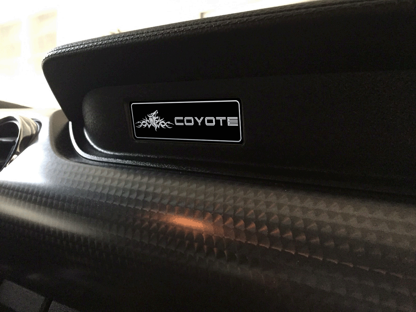 Aluminum Dash Plate [S21] Coyote (2015-2017 Mustang)