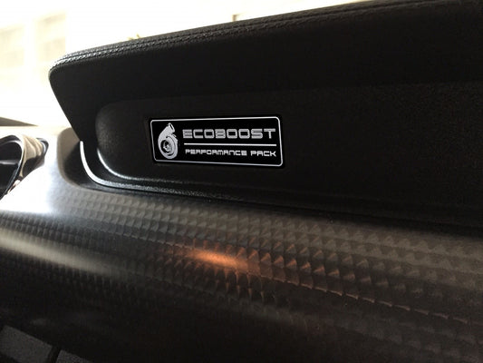 Aluminum Dash Plate [S31] EcoBoost Performance Package (2018-2023 Mustang)