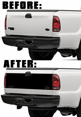 Tailgate Center Black Out Panel (1999-2007 F-250)