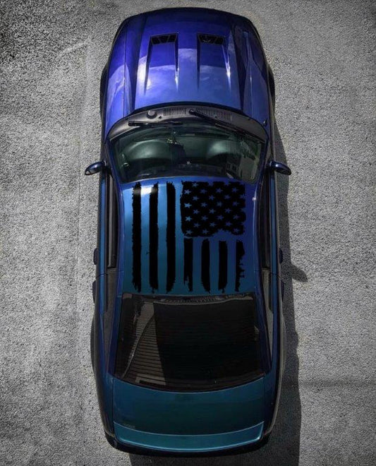 Tattered American Flag Roof Graphic (1999-2004 Mustang)