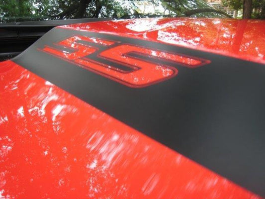 "SS" Hood Line Accents (2014-2015 V6 Camaro)