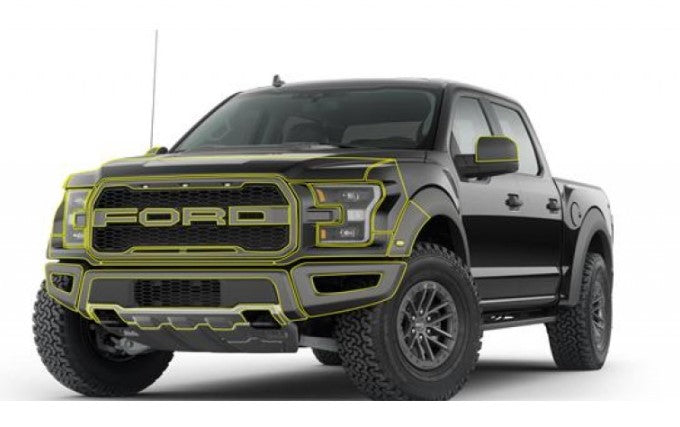 Anchor Room Raptor R Paint Protection - Front Kit (2017-2020 Raptor) – Anchor Room