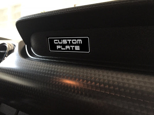 Printed Custom Dash Plate (2018-2023 Mustang)