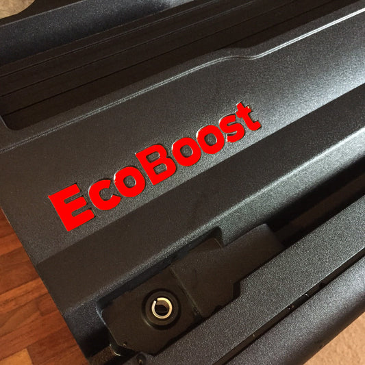 EcoBoost Intake Cover Vinyl Letters (2015-2023 Mustang)
