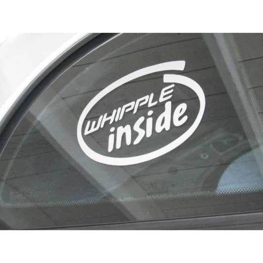 Whipple Inside Cursive Decal