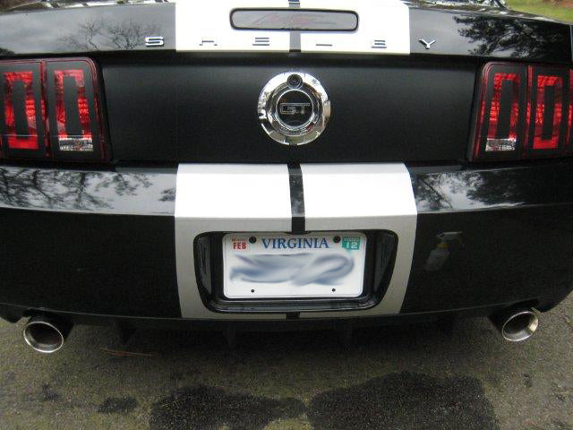 Trunk Center Black Out Panel (2005-2009 Mustang)