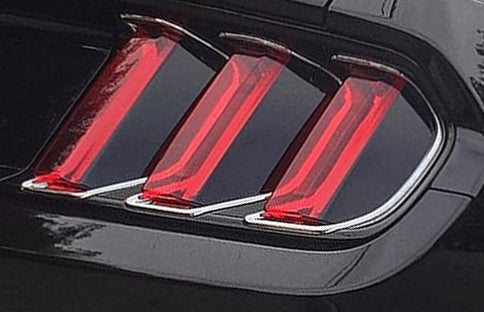 Tail Light Lens Vinyl Black Out Panels (2015-2017 Mustang)
