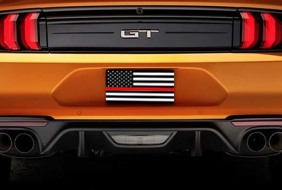 License Plate American Flag