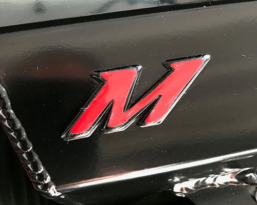 Mishimoto Coolant Tank Logo Decal "M" (2015-2023 Mustang)