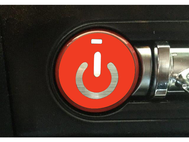 Push Button Decal Power Symbol (Charger/Challenger)