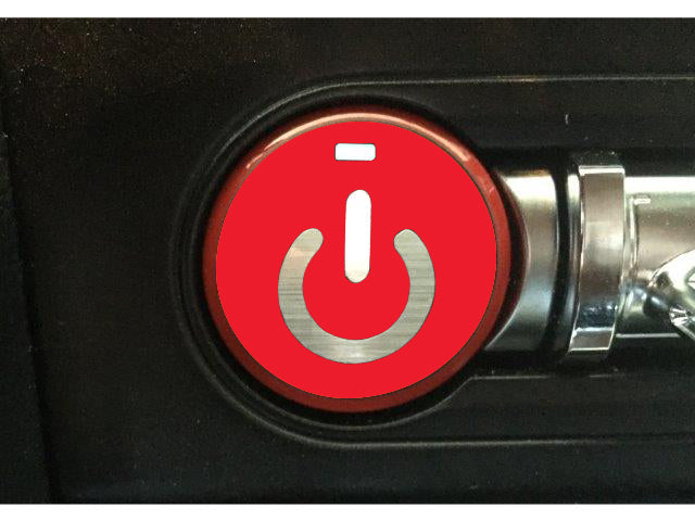 Push Button Decal Power Symbol (Charger/Challenger)