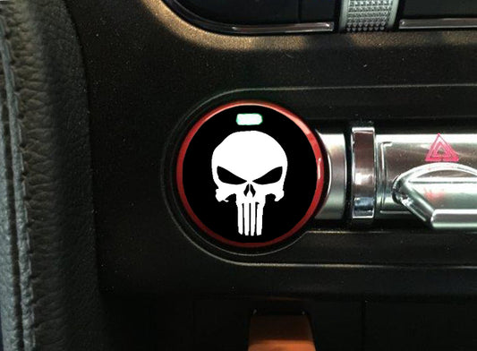 Push Button Decal "Punisher" (Charger/Challenger)