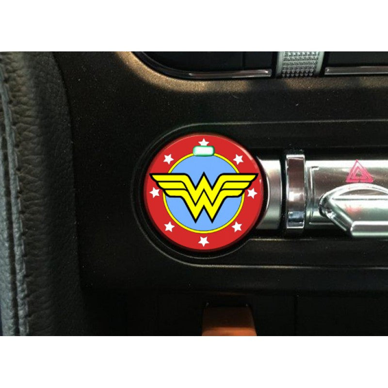 Push Button Decal "Wonder Woman" (2015-2023 Mustang)