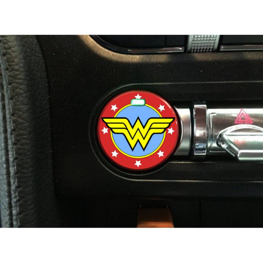 Push Button Decal "Wonder Woman" (2015-2023 Mustang)