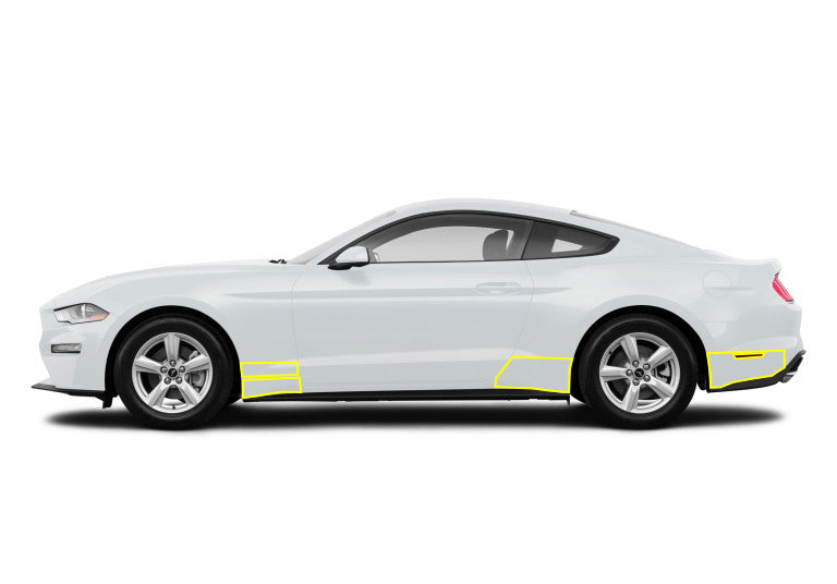 Paint Protection - Front & Rear Quarter Panels (2015-2023 Mustang)